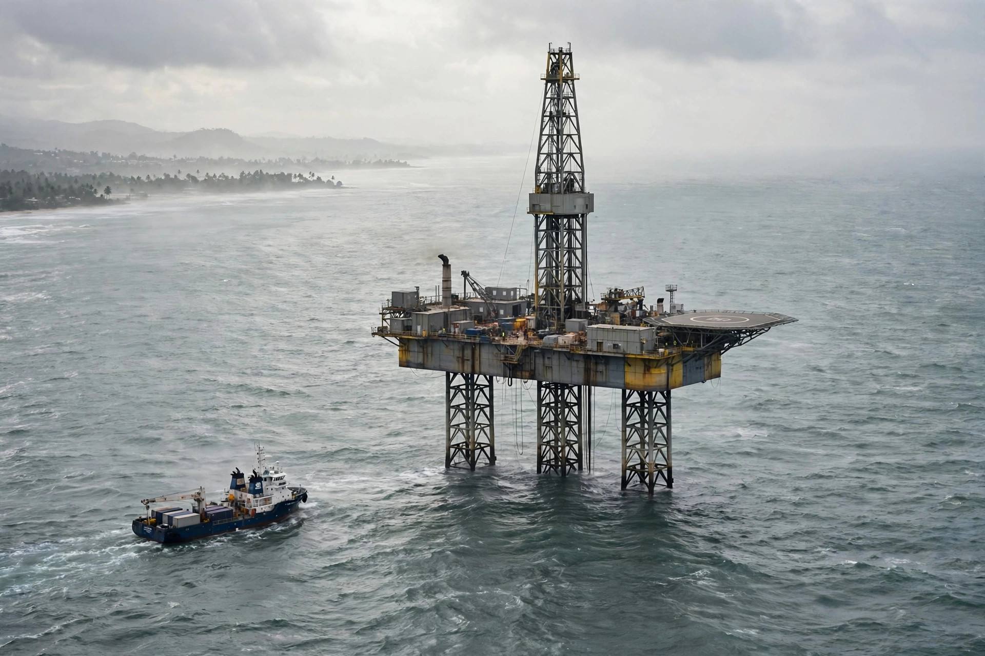 गैबॉन के पास Borr Drilling का रिग Prospector 5 डूबा, पाँच लोग लापता