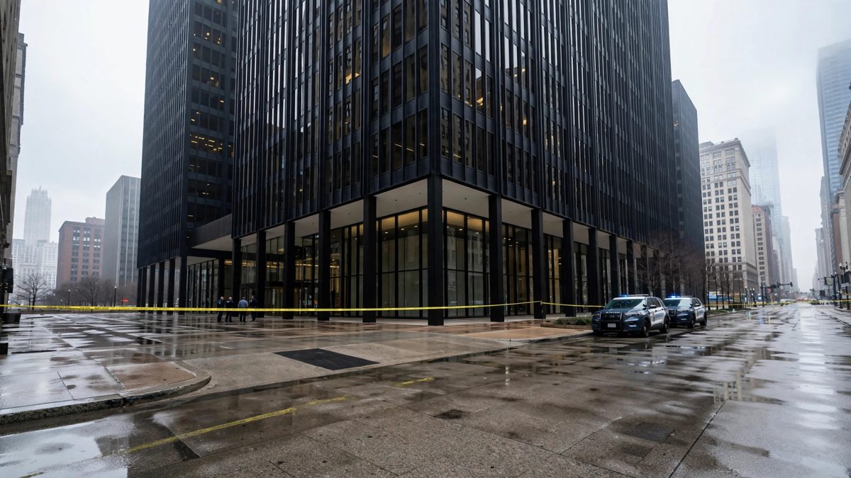 Man in Custody After Shots Fired Outside Chicago Federal Building, No One Hurt