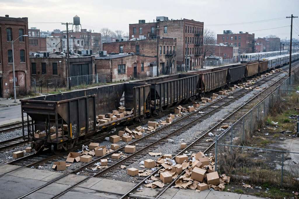Chicago, Illinois: Western Avenue नजिक मालगाडी चोरीले Metra BNSF रेलहरू रोकिए, करिब 20 जना संलग्न रहेको विश्वास