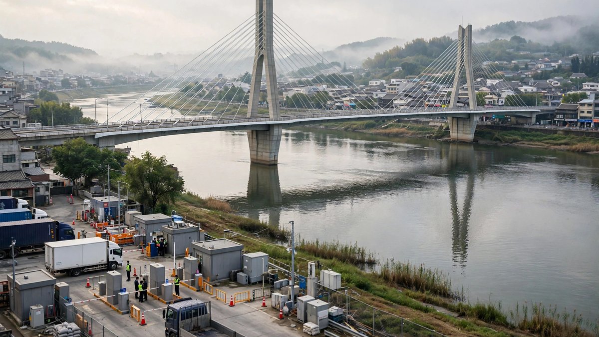 La Chine et la Corée du Nord ouvrent le pont du fleuve Yalu le 15 octobre