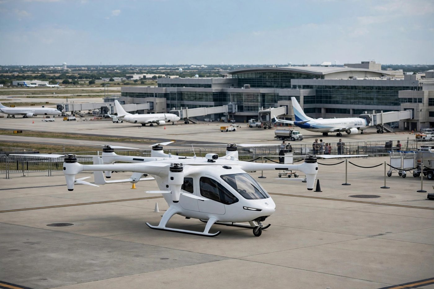 Dallas, Houston et Austin, Texas : Archer presente des reseaux de taxis aeriens dans le Triangle du Texas