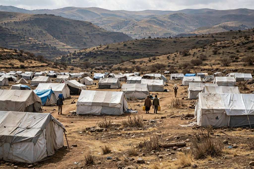 Ataques con drones contra un campamento de desplazados en Etiopía matan al menos a 15 personas, entre ellas cinco niños