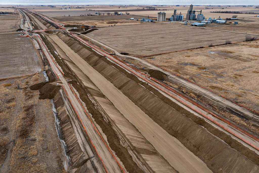 Fargo, Dakota du Nord : les équipes terminent l'excavation du canal de dérivation Fargo-Moorhead de 30 milles