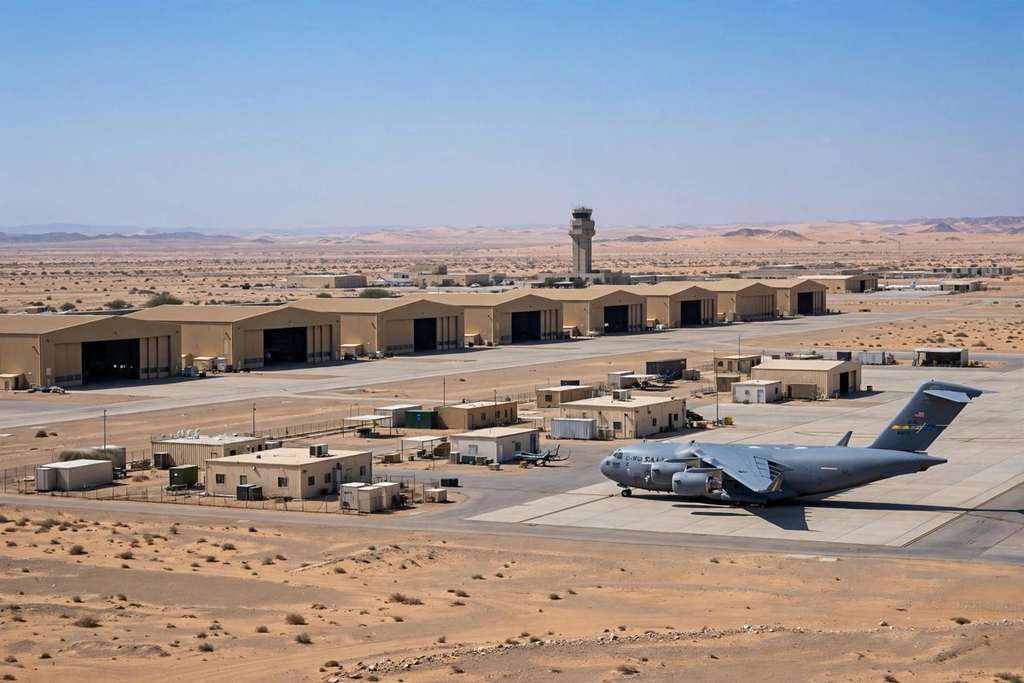 L'Iran a frappe d'abord les defenses aeriennes americaines, puis les avions et les logements, selon deux etudes satellites