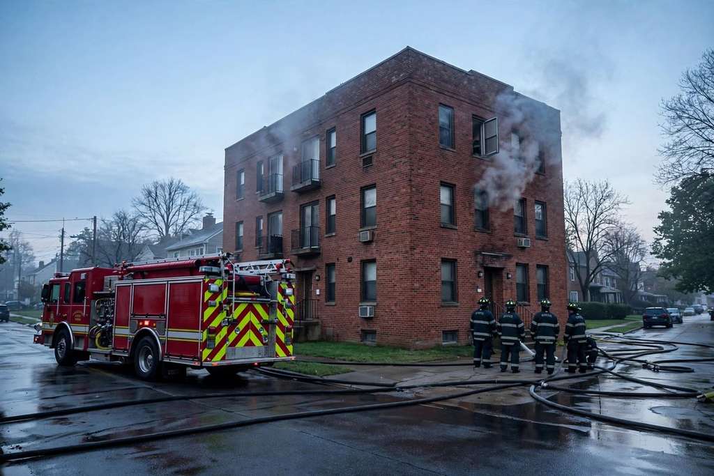 Louisville, Kentucky : un homme inculpe d'incendie criminel apres le feu d'un immeuble de Clifton Heights sur Brownsboro Road