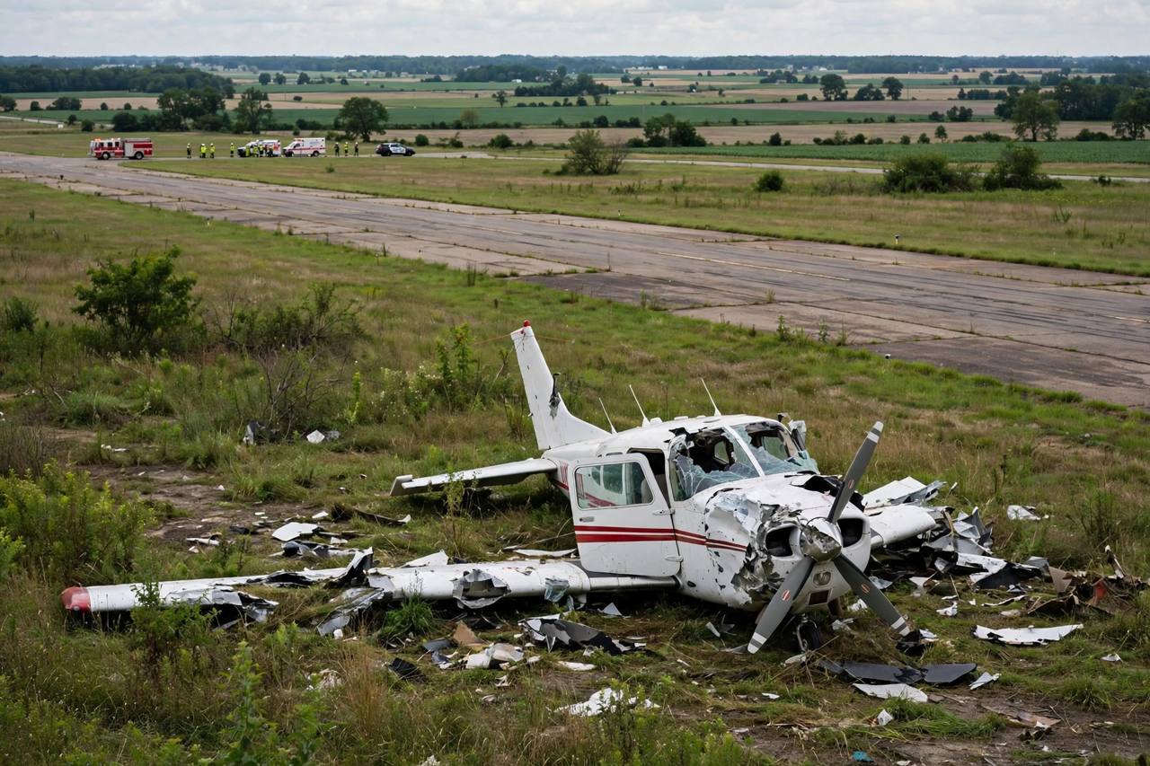 Lumberton, New Jersey: Flying W Airport बाट उडेलगत्तै सानो विमान दुर्घटना, पाइलट अस्पतालमा