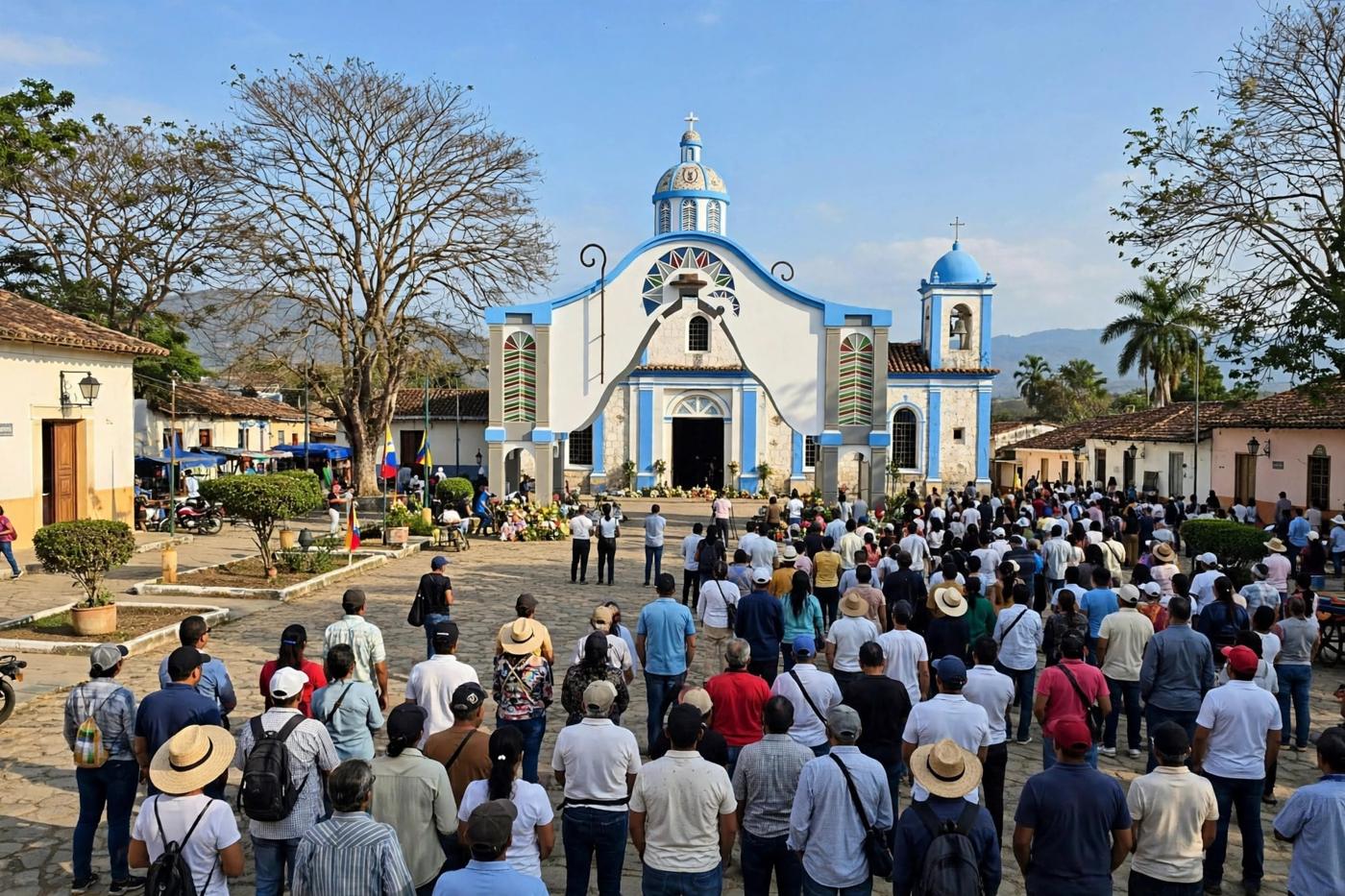 Machado mahinon ke nirvasan ke baad Venezuela lautin, Lara mein dikhin