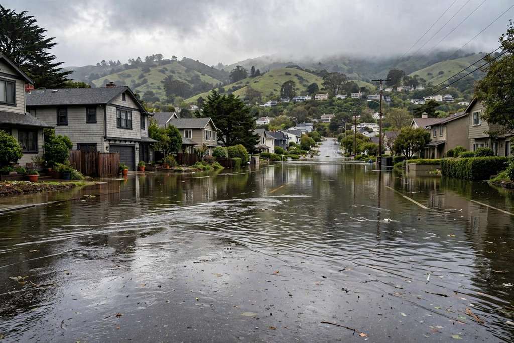 Mill Valley, California: Record High Tide Floods Streets in Southern Marin County as Advisory Is Extended Through Friday