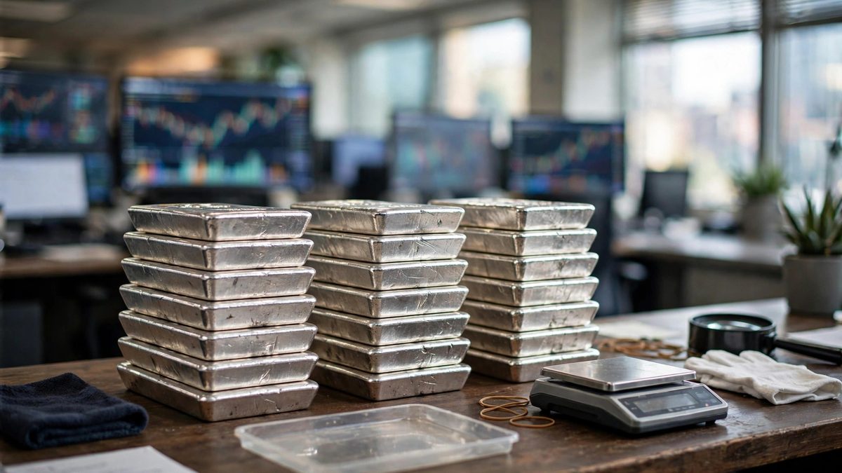 L'argent chute de 6 pour cent à 55,60 dollars après un rapport d'inflation américain élevé