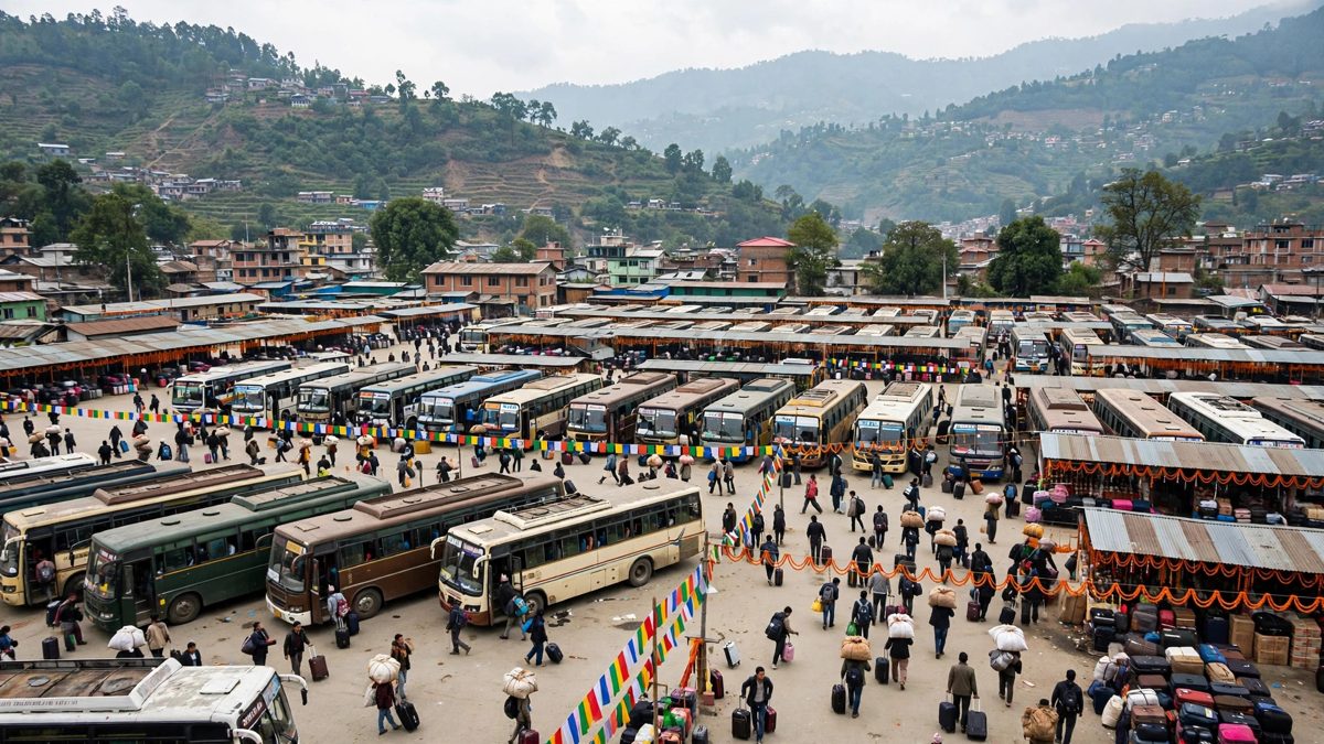 दशैंका लागि ५,७६,००० भन्दा बढीले काठमाडौं उपत्यका छाडे, प्रहरी भन्छ