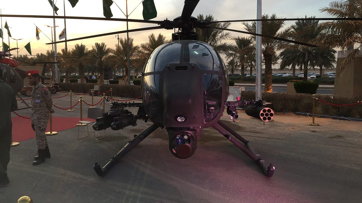 Saudi AH-6i Helicopter Crashes in Najran, Killing Two Crew Members
