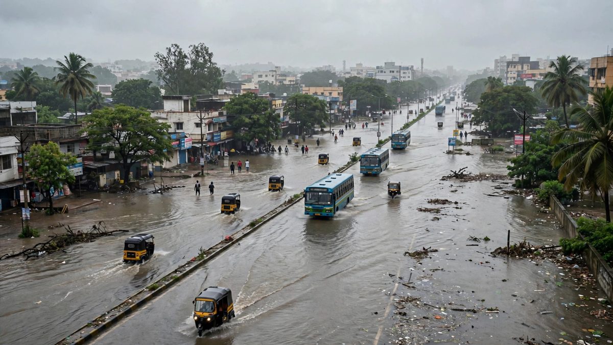IMD advierte lluvias muy intensas en Tamil Nadu el 21 y 22 de octubre