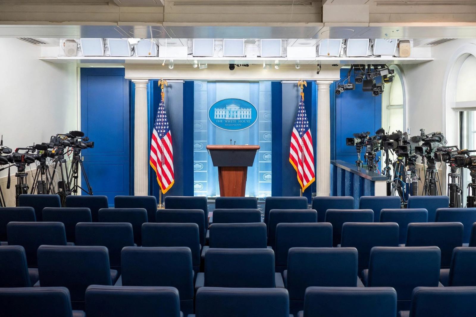 Trump Says He May Move the White House Press Corps Out of the Briefing Room