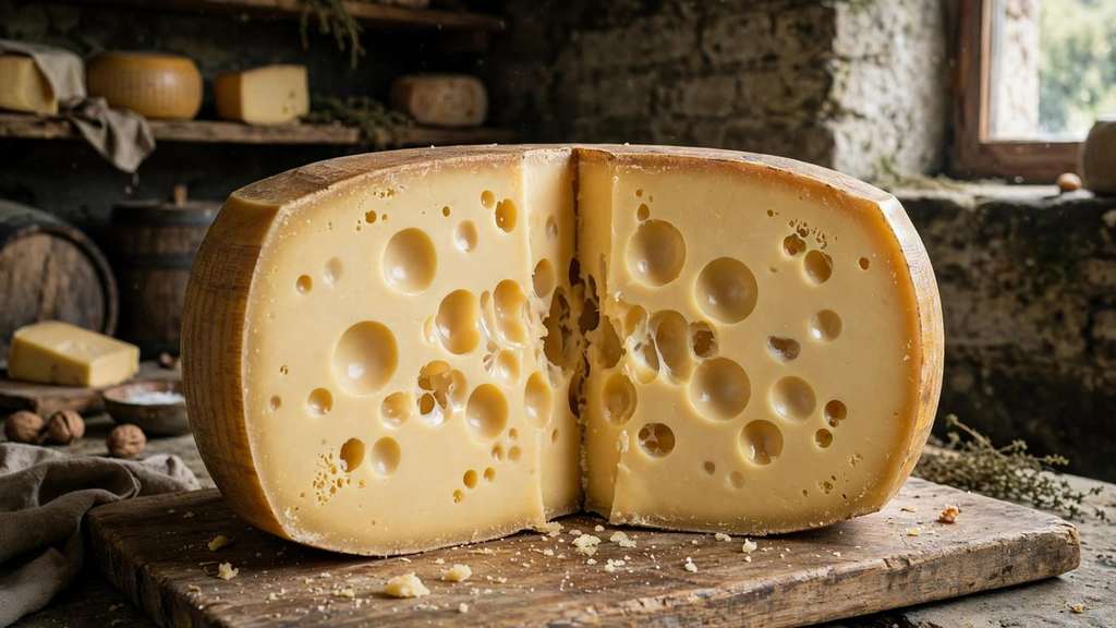 La leche mas limpia casi mata los agujeros del queso suizo. El polvo de heno los salvo.